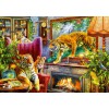 BLUEBIRD, 70310-P, 3663384703102, PUZZLE ANIMALI BLUEBIRD TIGRI TIGERS COMING TO LIFE 1000 PZ