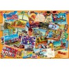 BLUEBIRD, 70309-P, 3663384703096, PUZZLE OGGETTI BLUEBIRD CARTOLINE POSTCARD (USA) 1000 PZ