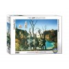 EUROGRAPHICS, 6000-0846, 628136608466, PUZZLE ARTE EUROGRAPHICS SALVADOR DALI CIGNI RIFLESSI NEGLI ELEFANTI 1000 PZ
