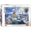 EUROGRAPHICS, 6000-0850, 628136608503, PUZZLE ARTE EUROGRAPHICS CHAGALL MARC - IL BOUQUET DI PARIGI 1000 PZ