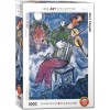 EUROGRAPHICS, 6000-0852, 628136608527, PUZZLE ARTE EUROGRAPHICS MARC CHAGALL - IL VIOLINISTA BLU 1000 PZ