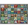 COBBLE HILL, 80256, 625012802567, PUZZLE GRAFICA COBBLE HILL ART NOUVEAU TILES 1000 PZ
