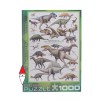 EUROGRAPHICS, 6000-0098, 628136600989, PUZZLE ANIMALI EUROGRAPHICS DINOSAURI I DINOSAURI PERIODO DEL CRETACEO 1000 PZ