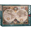 EUROGRAPHICS, 6000-1997, 628136619974, PUZZLE OGGETTI EUROGRAPHICS MAPPAMONDO DEL MONDO ANTICO 1000 PZ