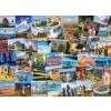 EUROGRAPHICS, 6000-5463, 628136654630, PUZZLE PAESAGGI EUROGRAPHICS COLLAGE GLOBETROTTER AMERICA DEL SUD 1000 PZ