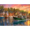 EUROGRAPHICS, 6000-0969, 628136609692, PUZZLE PAESAGGI EUROGRAPHICS HARBOR SUNSET TRAMONTO SUL PORTO 1000 PZ