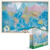 EUROGRAPHICS, 8220-0557, 628136205573, PUZZLE OGGETTI EUROGRAPHICS CARTE GEOGRAFICHE MAPPAMONDO 2000 PZ