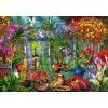 BLUEBIRD, 70248-P, 3663384702488, PUZZLE TEMATICO BLUEBIRD GIARDINI TROPICAL GREEN HOUSE 1000 PZ