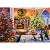 BLUEBIRD, 70228-P, 3663384702280, PUZZLE TEMATICO BLUEBIRD NATALE A MAGICAL VIEW TO CHRISTMAS 1000 PZ
