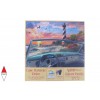 SUNSOUT, 50080, 796780500808, PUZZLE PAESAGGI SUNSOUT VINTAGE DOMINIC DAVISON CAPE HATTERAS DRIVE 500 PZ