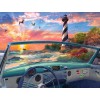 SUNSOUT, 50080, 796780500808, PUZZLE PAESAGGI SUNSOUT VINTAGE DOMINIC DAVISON CAPE HATTERAS DRIVE 500 PZ