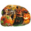 SUNSOUT, 95036, 796780950368, PUZZLE SAGOMATO SUNSOUT HALLOWEEN LORI SCHORY 1000 PZ