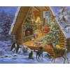 SUNSOUT, 19302, 796780193024, PUZZLE TEMATICO SUNSOUT NATALE JANE MADAY CHRISTMAS CABIN 1000 PZ