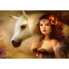 BLUEBIRD, 70158, 3663384701580, PUZZLE GRAFICA BLUEBIRD FANTASY UNICORNO 1000 PZ