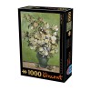 DTOYS, 66916 VG 12, 5947502875871, PUZZLE ARTE DTOYS IMPRESSIONISMO VAN GOGH PINK ROSES IN A VASE 1000 PZ