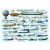 EUROGRAPHICS, 6000-0086, 628136600866, PUZZLE MEZZI DI TRASPORTO EUROGRAPHICS AEREI STORIA DELL AVIAZIONE 1000 PZ