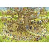 HEYE, 29833, 4001689298333, PUZZLE GRAFICA HEYE FUMETTI FUNKY ZOO DEGANO MONKEY HABITAT 1000 PZ