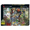 HEYE, 29914, 4001689299149, PUZZLE GRAFICA HEYE CITTA PIXORAMA NEW YORK QUEST 1000 PZ