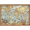 HEYE, 29845, 4001689298456, PUZZLE OGGETTI HEYE CARTE GEOGRAFICHE MAP ART THE WORLD 2000 PZ