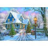 BLUEBIRD, 70340-P, 3663384703409, PUZZLE TEMATICO BLUEBIRD NATALE CHRISTMAS AT HOME 1000 PZ