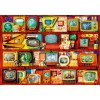 BLUEBIRD, 70330-P, 3663384703300, PUZZLE OGGETTI BLUEBIRD VINTAGE GOLDEN AGE OF TELEVISION-SHELF 1000 PZ
