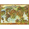 BLUEBIRD, 70317-P, 3663384703171, PUZZLE OGGETTI BLUEBIRD CARTE GEOGRAFICHE ANCIENT WORLD 1000 PZ