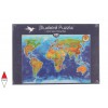 BLUEBIRD, 70337-P, 3663384703379, PUZZLE OGGETTI BLUEBIRD CARTE GEOGRAFICHE WORLD GEO-POLITICAL MAP 1000 PZ