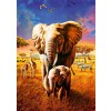 BLUEBIRD, 70314-P, 3663384703140, PUZZLE ANIMALI BLUEBIRD ELEFANTI ELEPHANT 1000 PZ