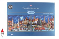 , , , PUZZLE TEMATICO GIBSONS NATALE YULETIDE DELIVERIES 2X500 PZ