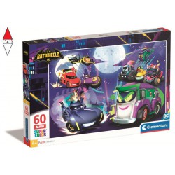 , , , PUZZLE CLEMENTONI MAXIPUZZLE 60 PZ BATWHEELS