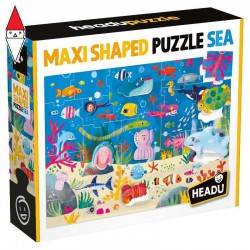 , , , PUZZLE HEADU MAXI SHAPED PUZZLE SEA