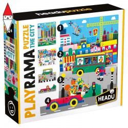 , , , PUZZLE HEADU PLAYRAMA PUZZLE THE CITY