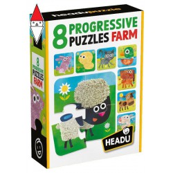 , , , PUZZLE HEADU 8 PROGRESSIVE PUZZLE THE FARM