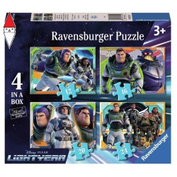 , , , PUZZLE RAVENSBURGER PUZZLE 4 IN A BOX LIGHTYEAR DISNEY PIXAR