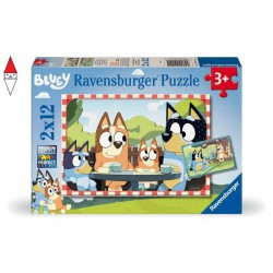 , , , PUZZLE RAVENSBURGER PUZZLE 2X12 PZ BLUEY