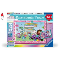 , , , PUZZLE RAVENSBURGER PUZZLE 2X24 PZ GABBY  S DOLLHOUSE