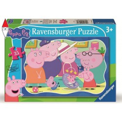 , , , PUZZLE RAVENSBURGER PUZZLE 35 PZ PEPPA PIG