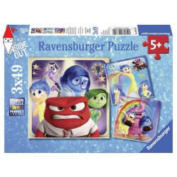 , , , PUZZLE RAVENSBURGER PUZZLE 3X49 PZ INSIDE OUT 1