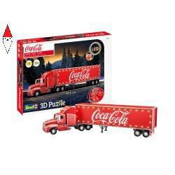 , , , REVELL 3D PUZZLE COCA-COLA TRUCK (LED VERSION)