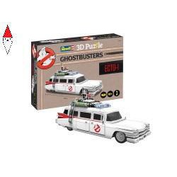 , , , REVELL 3D PUZZLE GHOSTBUSTERS ECTO-1