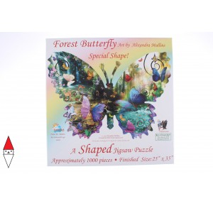 SUNSOUT, , , PUZZLE SAGOMATO SUNSOUT FARFALLE FOREST BUTTERFLY 1000 PZ