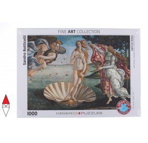 , , , PUZZLE ARTE EUROGRAPHICS BOTTICELLI NASCITA DI VENERE RINASCIMENTO 1000 PZ