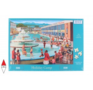 THE HOUSE OF PUZZLES, , , PUZZLE TEMATICO THE HOUSE OF PUZZLES ESTATE HOLIDAY CAMP CAMPO ESTIVO 500 PZ