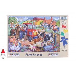 , , , PUZZLE ANIMALI THE HOUSE OF PUZZLES CAMPAGNA PEZZI XXL FARM FRIENDS