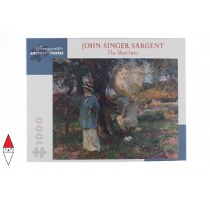 , , , PUZZLE ARTE POMEGRANATE PITTURA 1900 SINGER SARGENT THE SKETCHERS 1000 PZ