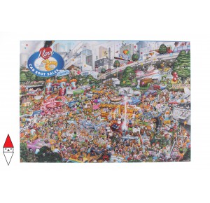 , , , PUZZLE TEMATICO GIBSONS NEGOZI I LOVE CAR BOOT SALES 1000 PZ