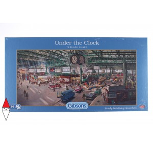 , , , PUZZLE MEZZI DI TRASPORTO GIBSONS TRENO UNDER THE CLOCK STAZIONE 636 PZ