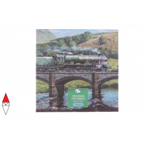 , , , PUZZLE MEZZI DI TRASPORTO GIBSONS TRENI CROSSING THE RIBBLE 500