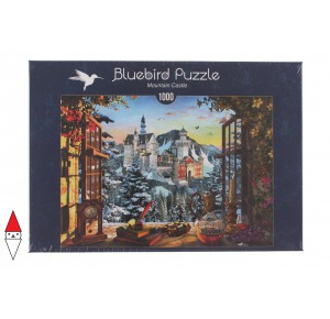 , , , PUZZLE EDIFICI BLUEBIRD CASTELLI E PALAZZI MOUNTAIN CASTLE 1000 PZ