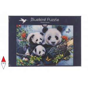 BLUEBIRD, , , PUZZLE ANIMALI BLUEBIRD PANDA PANDA FAMILY 1000 PZ